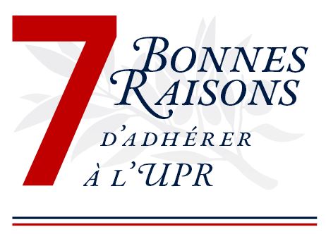 7 bonnes raisons d'adhérent à l'UPR